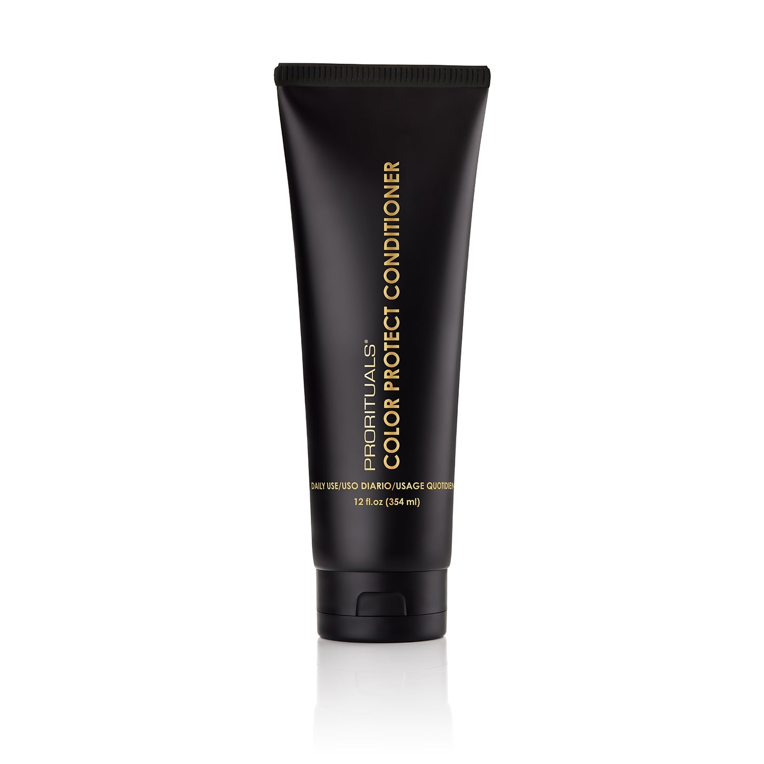 ProRituals Color Protect Conditioner hydrates and locks in color vibrancy while keeping hair soft and manageable.