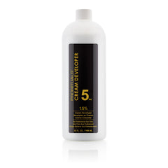 ProRituals Cream Developer 5 Vol (1.5%) for deposit-only color and toning. Ensures even application and enhances vibrancy.