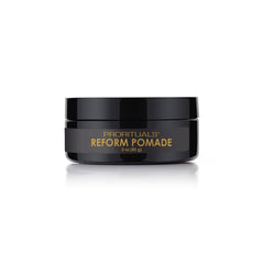 ProRituals Reform Pomade for sculpting and defining hairstyles. Provides a flexible, medium hold with a natural shine.