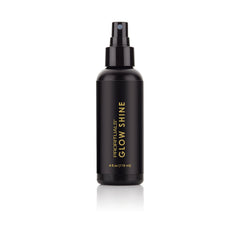 Prorituals Glow Shine Spray for enhancing shine and smoothness. Lightweight formula for a sleek, polished finish.